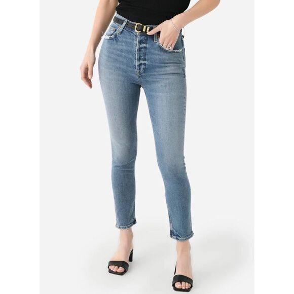 AGOLDE Nico High Rise Slim Jean Blame Size 29 - Picture 2 of 13